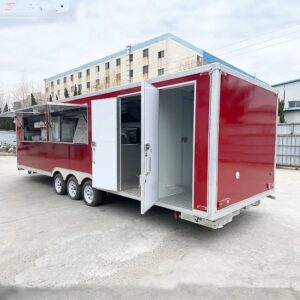 Custom Size Street Mobile Kitchen Pizza Concession Bar Food Trailer Tacos Truck Restaurant food truck with full kitchen