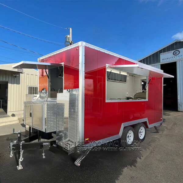 Catering Food Truck Fully Equipped Taco Trailers Mobile Kitchen Pizza Coffee Cart Ice Cream BBQ Truck Cheap Mobile Food Trailer