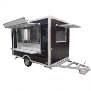 best sale square street food BBQ ice-cream hot plate food trailer truck for sale USA