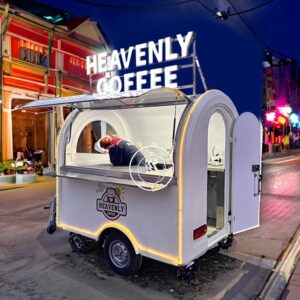 Custom BBQ Concession Trailer Coffee Cart Hot Dog Ice Cream Mobile Food Truck with Fully Equipped Food Trailer