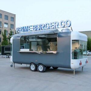 CAMP Affordable High Quality Mobile Food Trailer With Kitchen Luxury Catering Airstream Food Truck Fully Equipped Restaurant