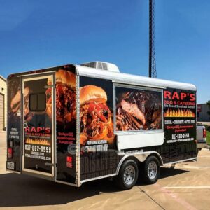 Customized Food Truck Supply Tesla Food Cart with Factory Price Bbq Smoker Concession Food Trailers for Sale