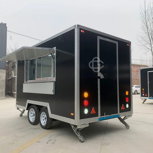 Small Concession Grill Food Cart Fast Food Truck Food Trailer Truck With Full Kitchen Equipment For Usa Europe - Image 5