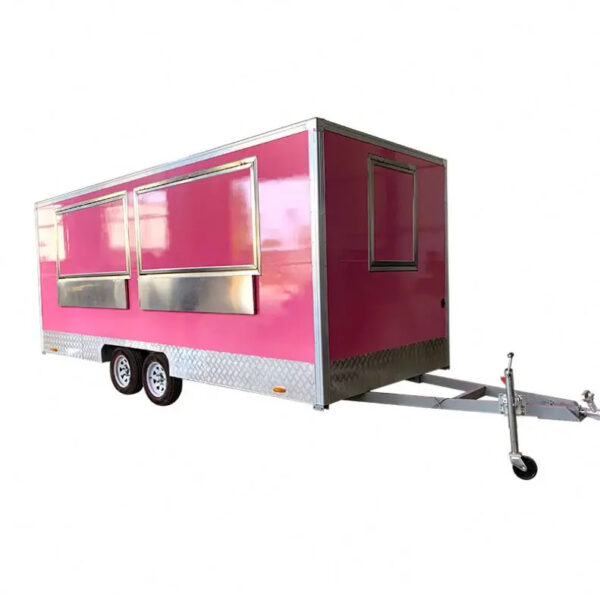 DOT 2006/42/EC Food Trailers Fully Equipped Mobile Bar Trailer Fast Food Truck Customised Multifunctional Food Truck for Sale Mobile Restaurant - Image 2