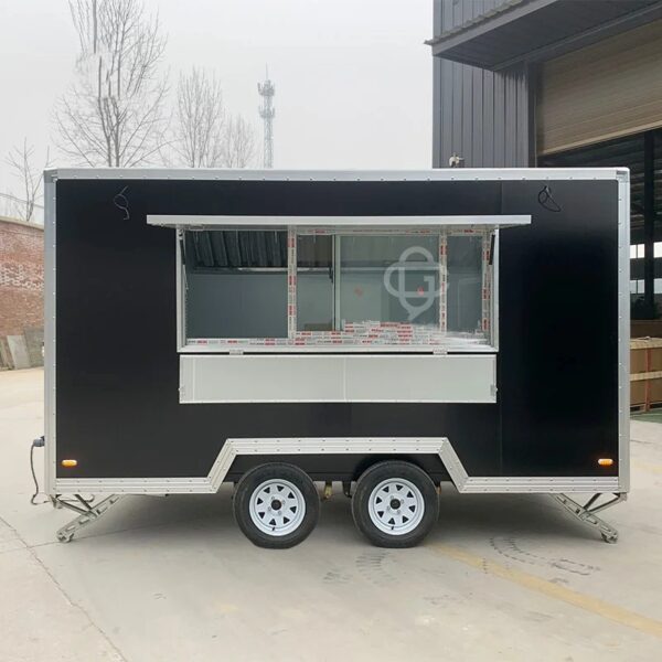 Small Concession Grill Food Cart Fast Food Truck Food Trailer Truck With Full Kitchen Equipment For Usa Europe - Image 2