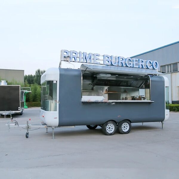 CAMP Affordable High Quality Mobile Food Trailer With Kitchen Luxury Catering Airstream Food Truck Fully Equipped Restaurant - Image 3