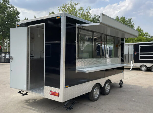 preferential price food trailer convenient mobile food trailer cheap mobile truck fast food trailer with CE - Image 3