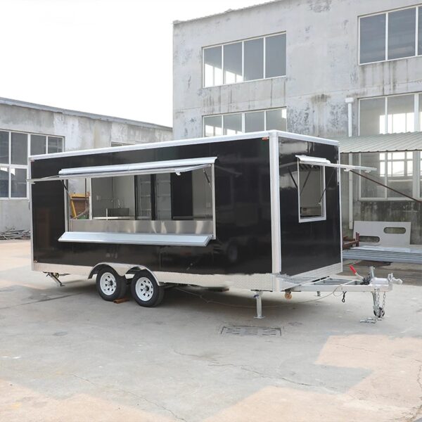 Fast Concession Trailer food truck Electric Street Kiosk Tuk Crepe Cart Mobile food Cart Design - Image 4