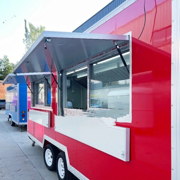 Most Popular Stainless Steel Truck Turkey Europe Customized Food Trailer Fast Food Cart Pizza Ice Cream Food Truck with COC CE - Image 3