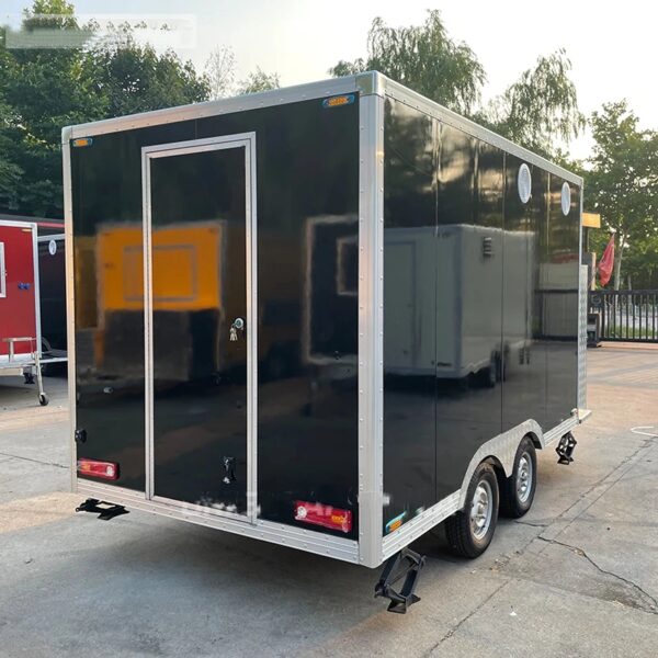 12ft commercial food van concession street mobile food truck cart fast food trailer for sale usa europe Australia - Image 6