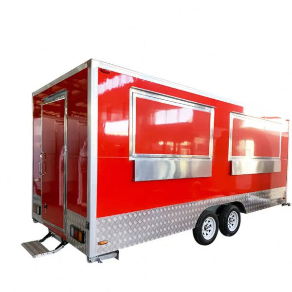 DOT 2006/42/EC Food Trailers Fully Equipped Mobile Bar Trailer Fast Food Truck Customised Multifunctional Food Truck for Sale Mobile Restaurant - Image 4