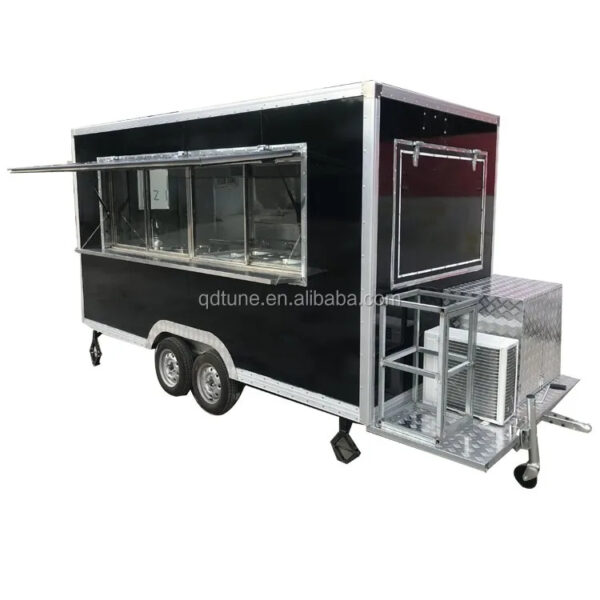 preferential price food trailer convenient mobile food trailer cheap mobile truck fast food trailer with CE - Image 4