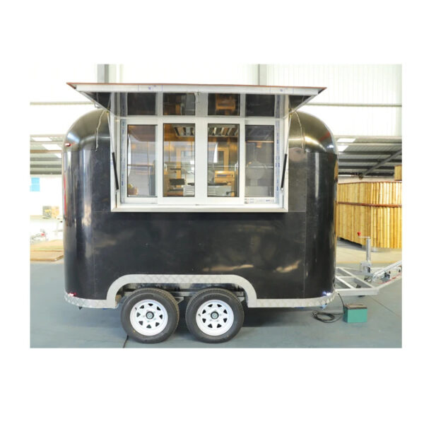 Airstream Fast Foodtruck Ice Cream Cart Container Catering Concession Food Trailer Mobile Food Truck With Full kitchen For Sale - Image 4