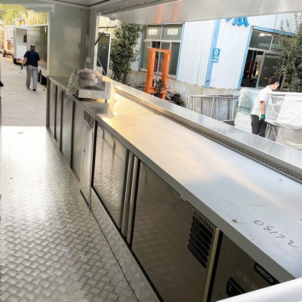 Fast Concession Trailer food truck Electric Street Kiosk Tuk Crepe Cart Mobile food Cart Design - Image 3