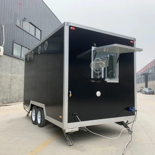 Small Concession Grill Food Cart Fast Food Truck Food Trailer Truck With Full Kitchen Equipment For Usa Europe - Image 4