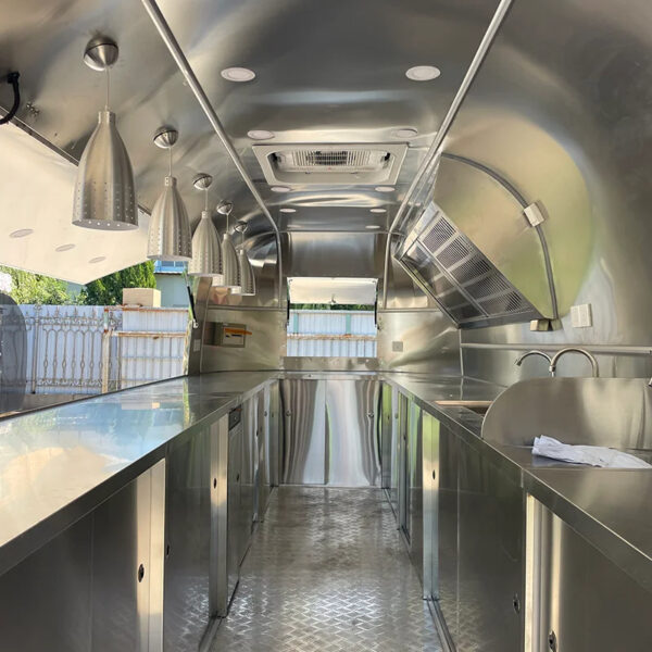 2024 Customizable High-End Stainless Steel Mobile Trailer Used for Street Snack and Bakery Hot-Selling for Restaurants - Image 5