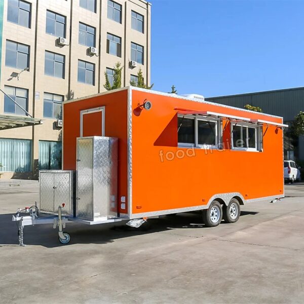 Robetaa 18ft food trailer with full kitchen food truck fully equipped mobile food cart for sale in china - Image 6