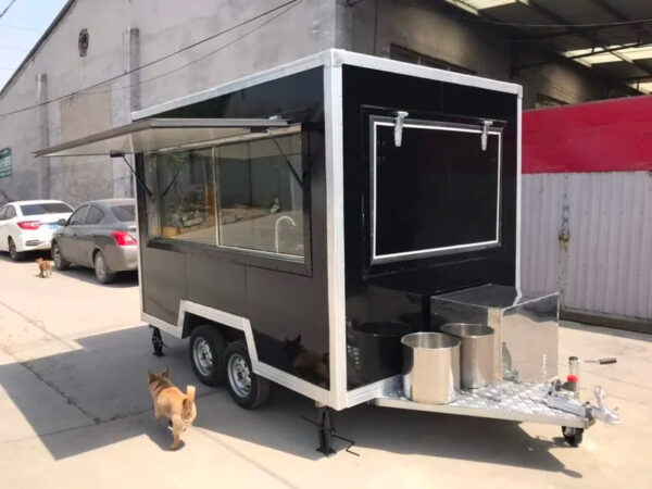 preferential price food trailer convenient mobile food trailer cheap mobile truck fast food trailer with CE - Image 5