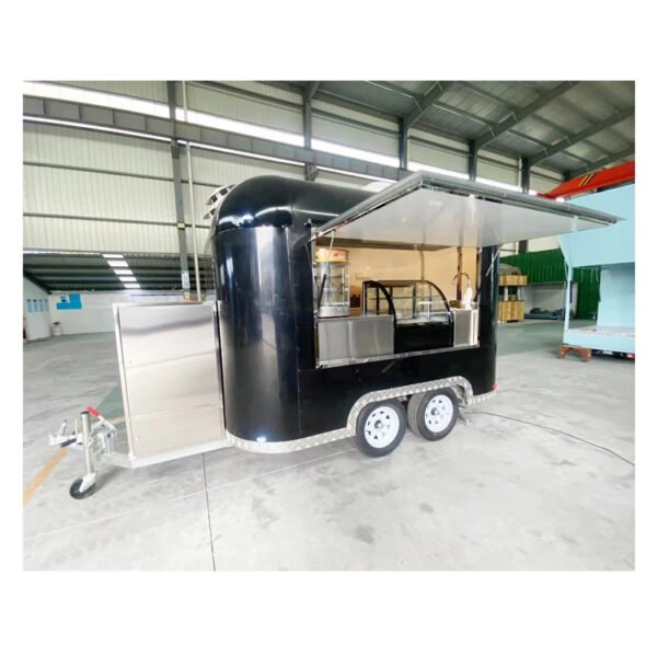 Airstream Fast Foodtruck Ice Cream Cart Container Catering Concession Food Trailer Mobile Food Truck With Full kitchen For Sale - Image 5