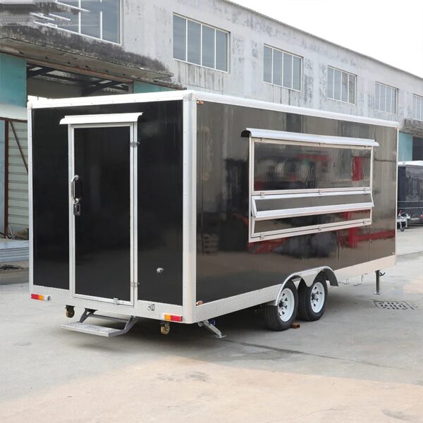 Fast Concession Trailer food truck Electric Street Kiosk Tuk Crepe Cart Mobile food Cart Design - Image 6