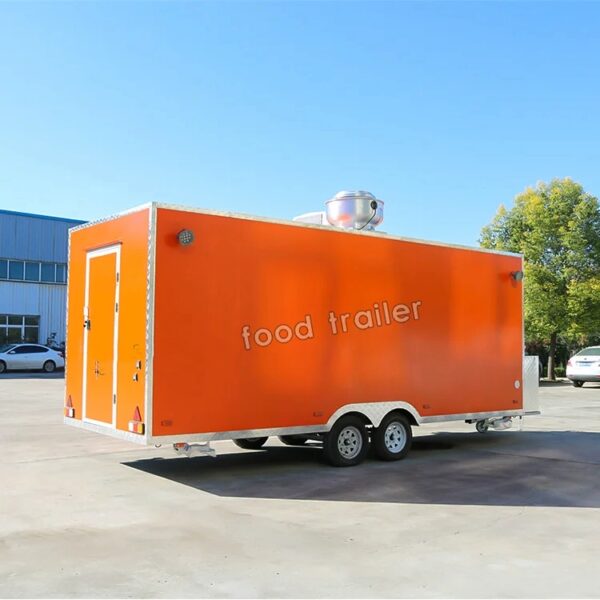 Robetaa 18ft food trailer with full kitchen food truck fully equipped mobile food cart for sale in china - Image 5