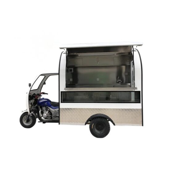 Gasoline motorcycle mobile food cart - Image 6