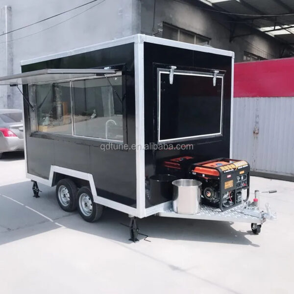 preferential price food trailer convenient mobile food trailer cheap mobile truck fast food trailer with CE - Image 6