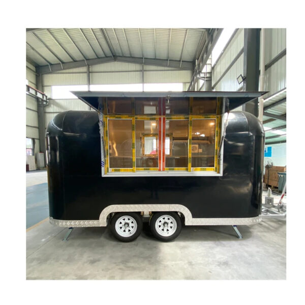 Airstream Fast Foodtruck Ice Cream Cart Container Catering Concession Food Trailer Mobile Food Truck With Full kitchen For Sale - Image 6