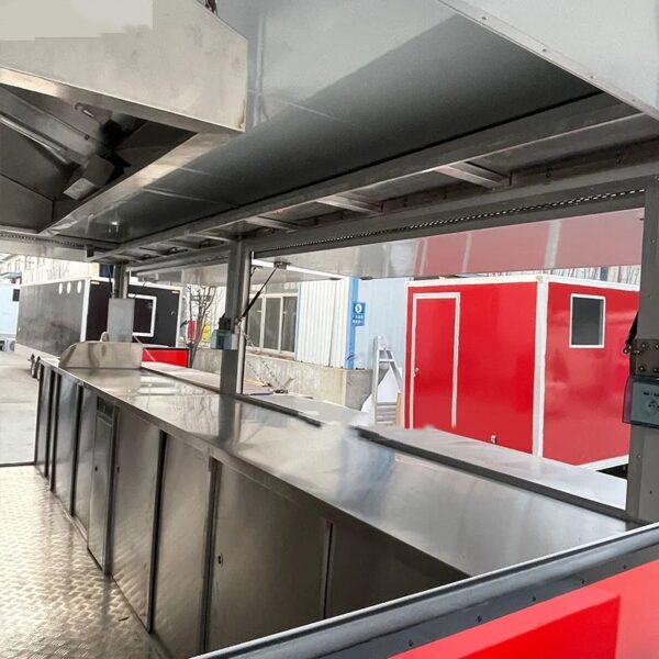 Food Trailers Fully Equipped Mobile Bar Trailer Fast Food Truck Customised Multifunctional Food Truck for Sale Mobile Restaurant - Image 5