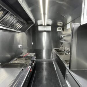 New Type Street Food Trailer for Selling Coffee Van Catering Cart Burgers Fries Ice Cream BBQ Bus Mobile Food Truck